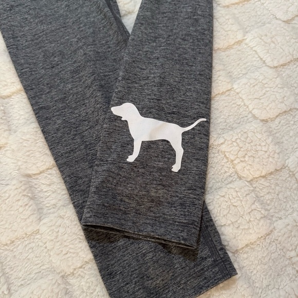 PINK Victoria's Secret Soft Cozy Gray Leggings, High Rise, Women’s Small - Picture 4 of 5